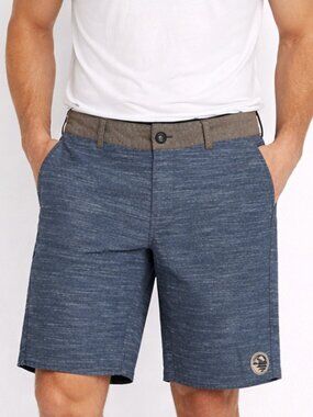 HippyTree Basin Hybrid Shorts Navy Blue Men's Size 30